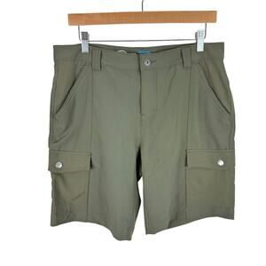 Dickies Cooling Temp-IQ Green Lightweight Shorts Pockets Women's Size 10